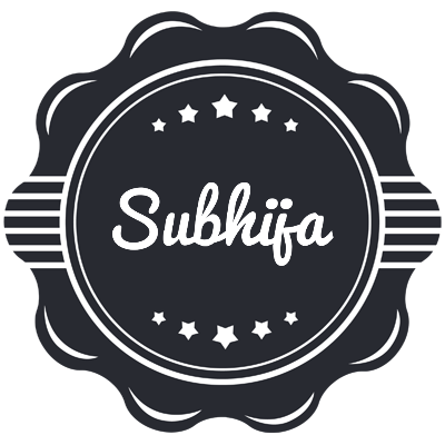 Subhija badge logo