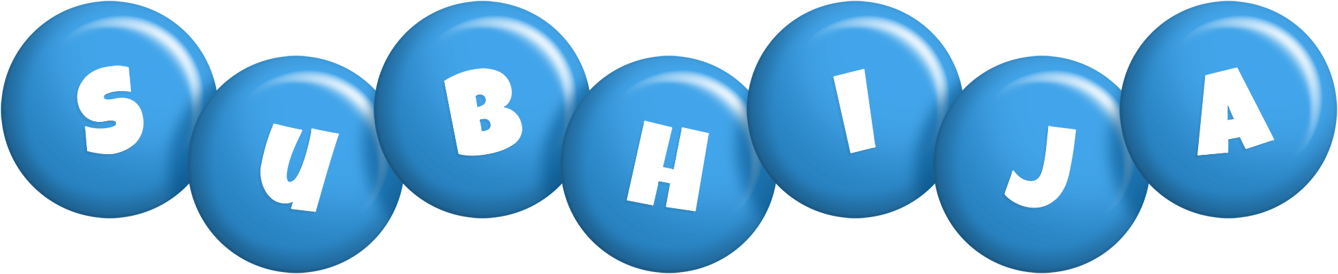 Subhija candy-blue logo