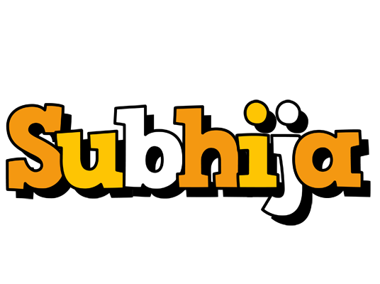 Subhija cartoon logo