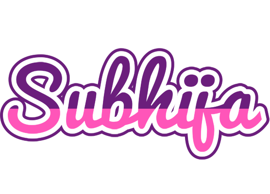 Subhija cheerful logo