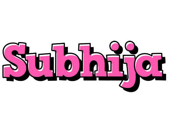 Subhija girlish logo