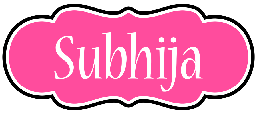 Subhija invitation logo