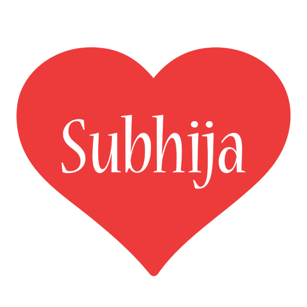 Subhija love logo