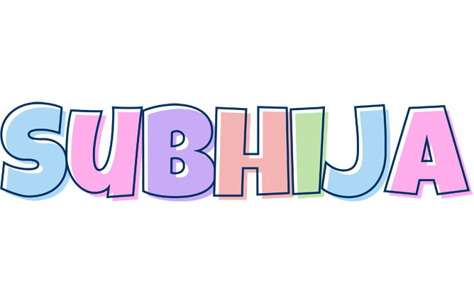 Subhija pastel logo