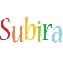 Subira birthday logo