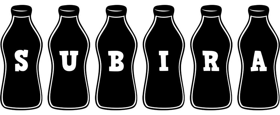Subira bottle logo