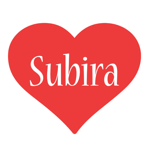 Subira love logo