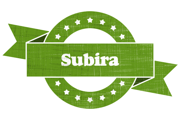 Subira natural logo