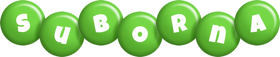 Suborna candy-green logo