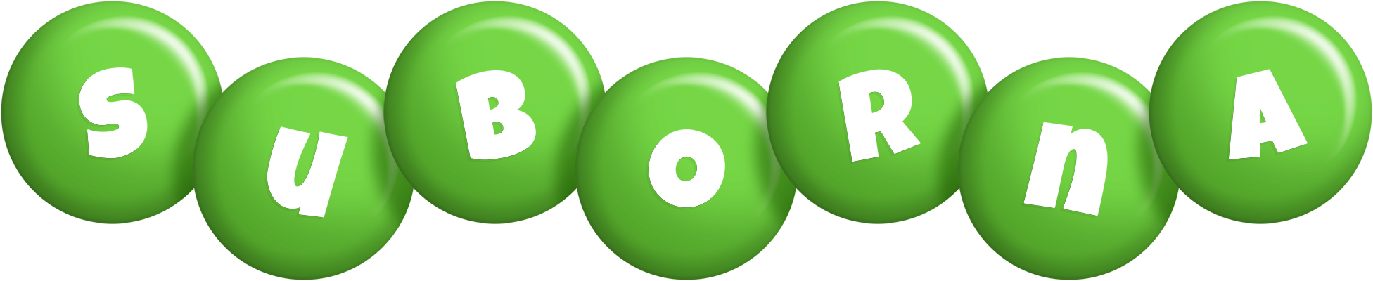 Suborna candy-green logo