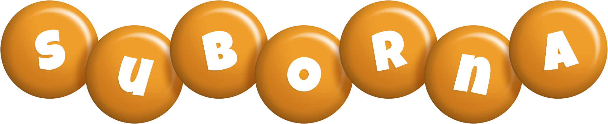 Suborna candy-orange logo
