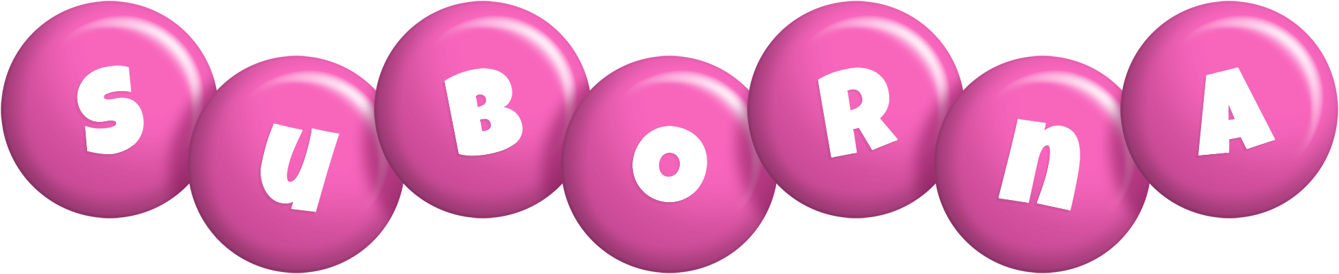 Suborna candy-pink logo