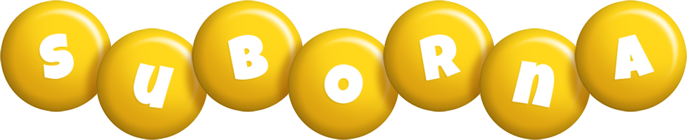 Suborna candy-yellow logo