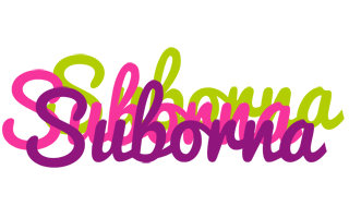 Suborna flowers logo