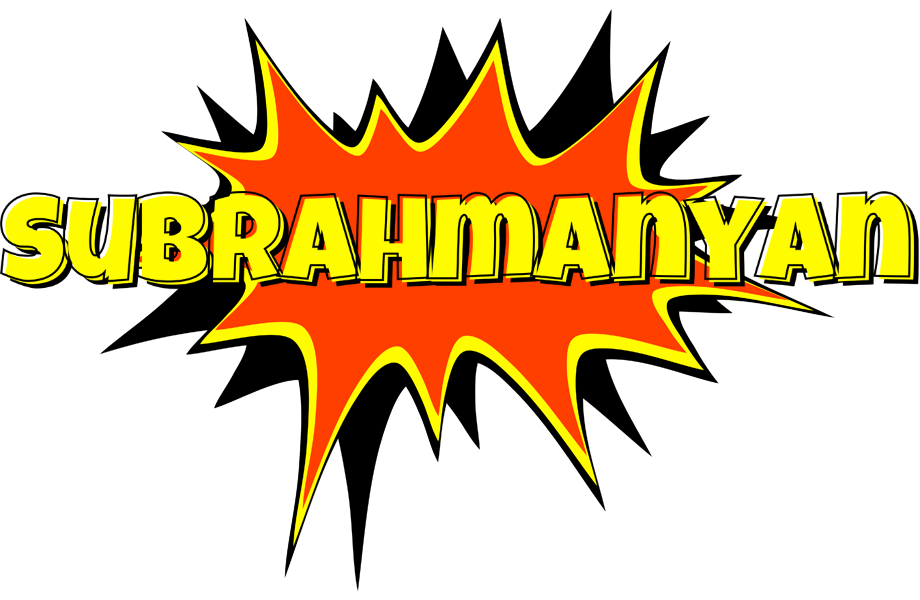Subrahmanyan bazinga logo