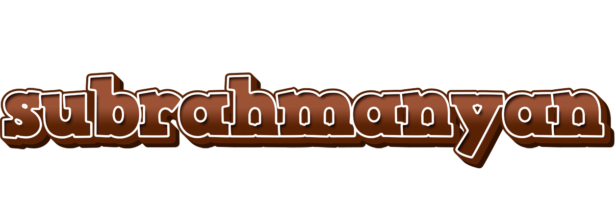 Subrahmanyan brownie logo