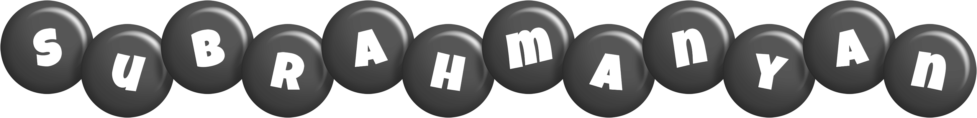 Subrahmanyan candy-black logo
