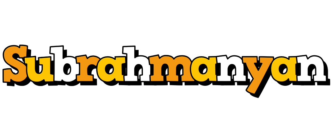 Subrahmanyan cartoon logo