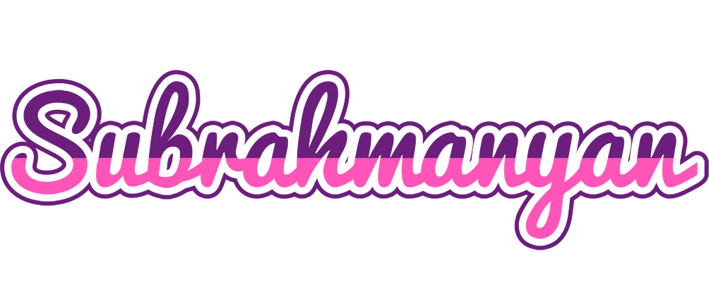 Subrahmanyan cheerful logo