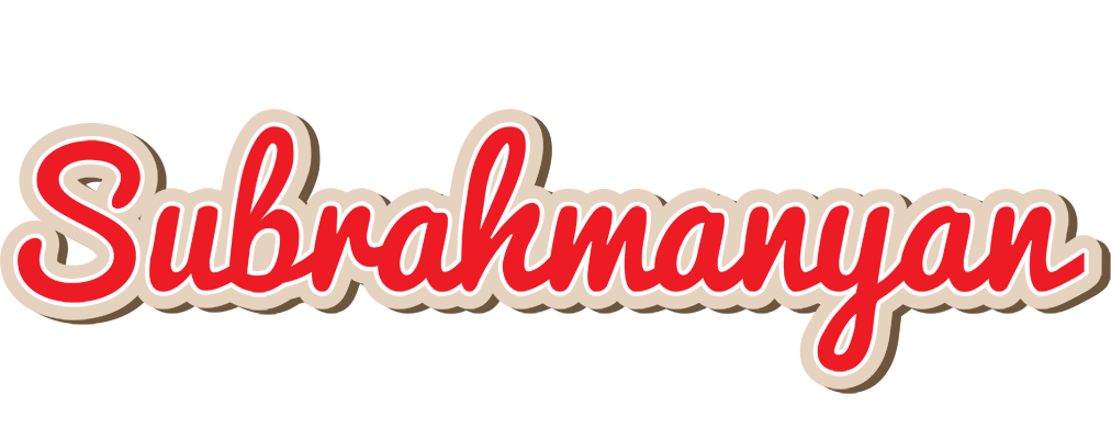 Subrahmanyan chocolate logo