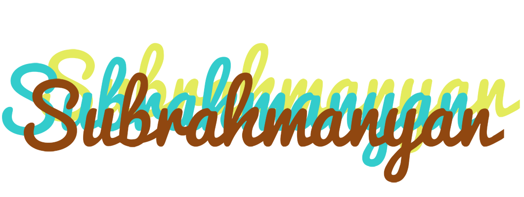 Subrahmanyan cupcake logo