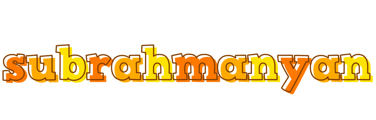 Subrahmanyan desert logo