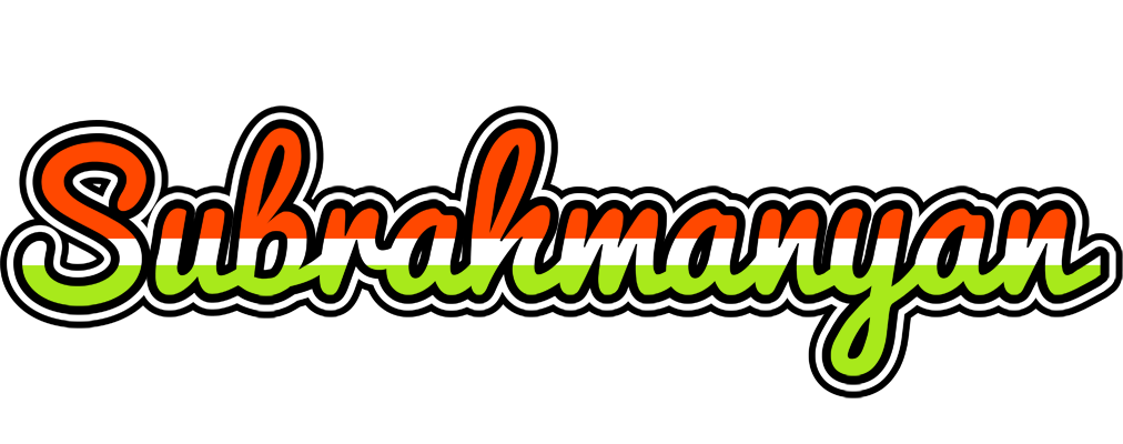 Subrahmanyan exotic logo