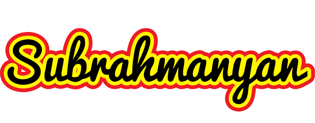 Subrahmanyan flaming logo
