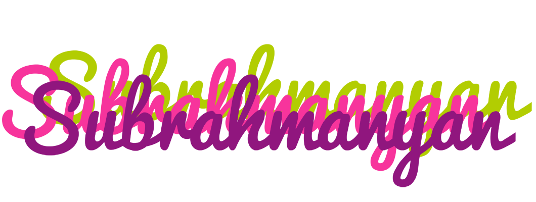 Subrahmanyan flowers logo