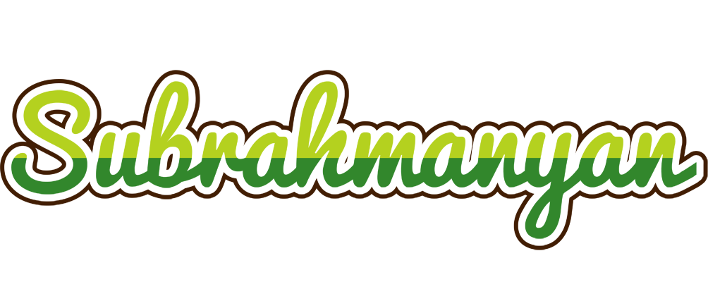 Subrahmanyan golfing logo