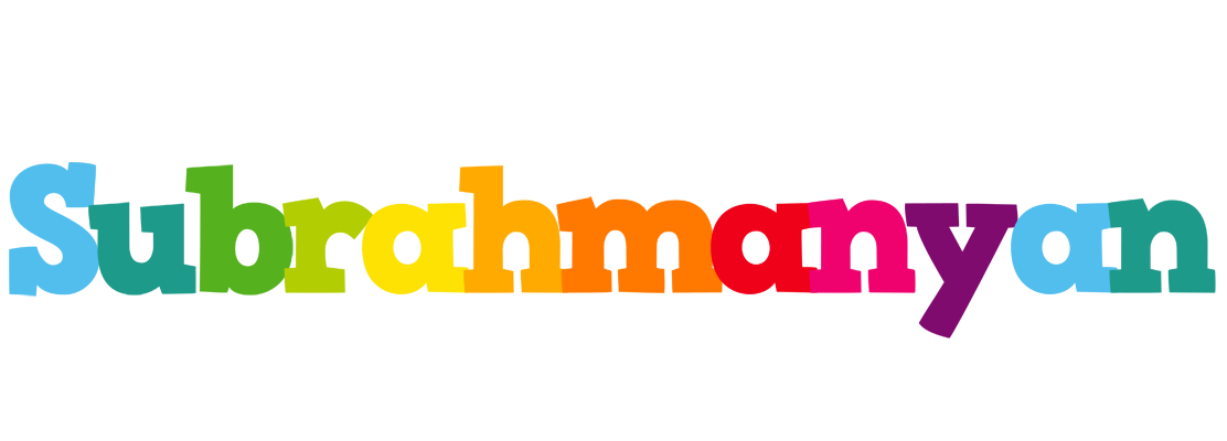Subrahmanyan rainbows logo