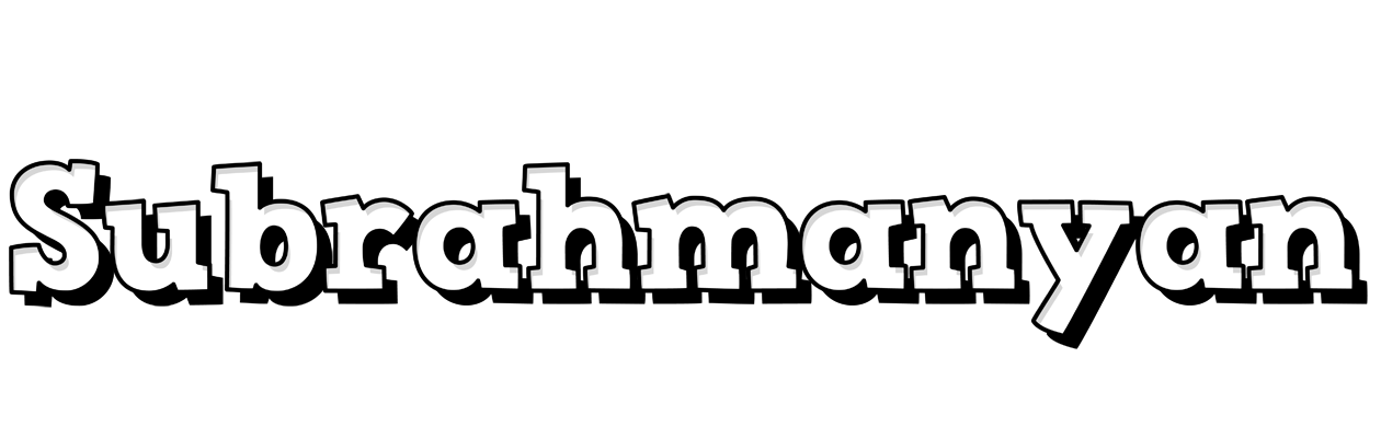 Subrahmanyan snowing logo