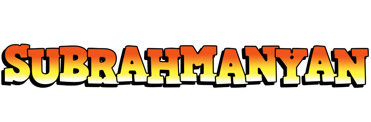 Subrahmanyan sunset logo