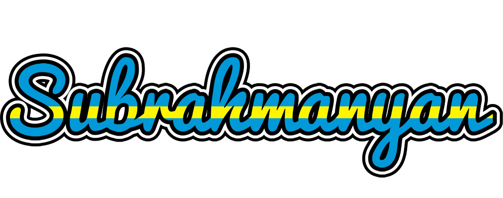 Subrahmanyan sweden logo