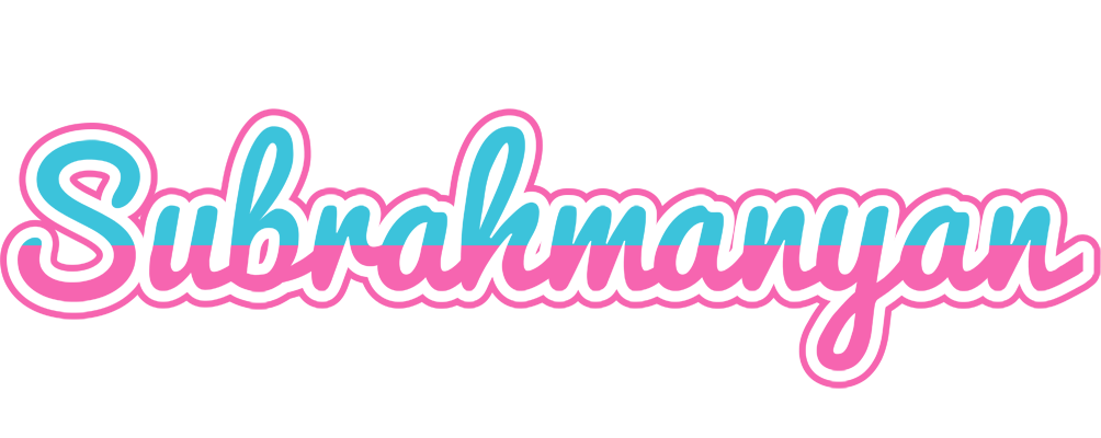 Subrahmanyan woman logo