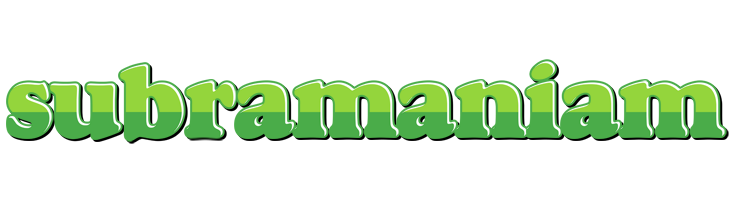 Subramaniam apple logo