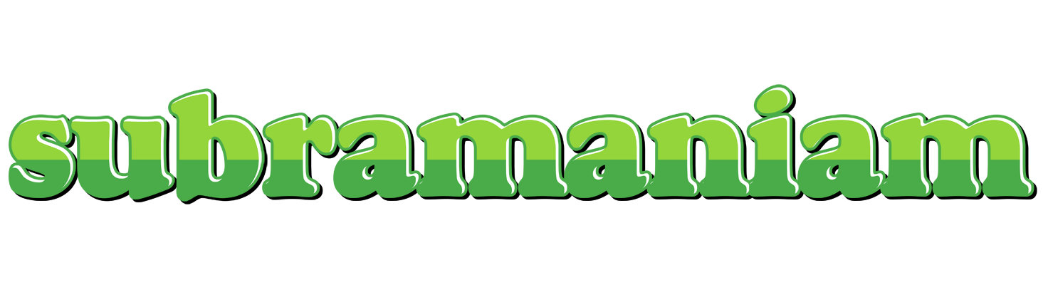 Subramaniam apple logo
