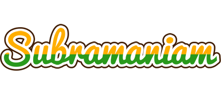 Subramaniam banana logo