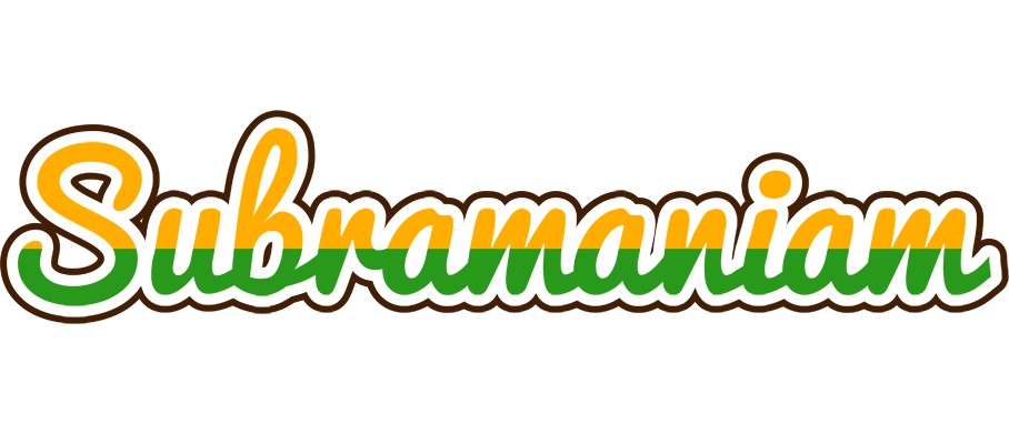 Subramaniam banana logo