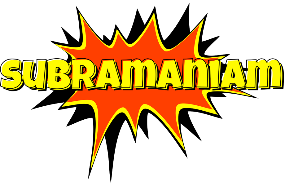 Subramaniam bazinga logo