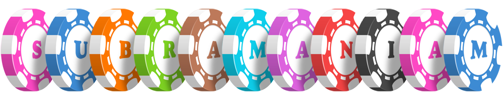 Subramaniam bluffing logo