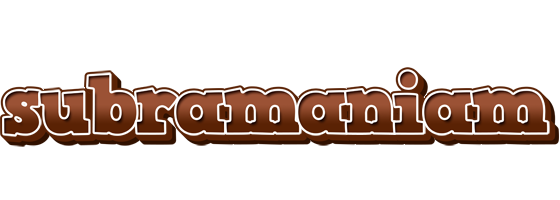 Subramaniam brownie logo