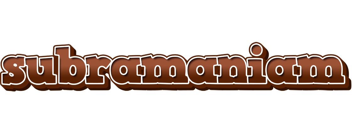 Subramaniam brownie logo