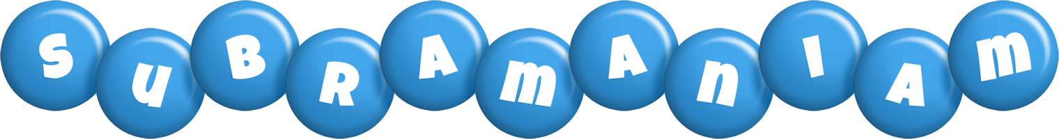Subramaniam candy-blue logo