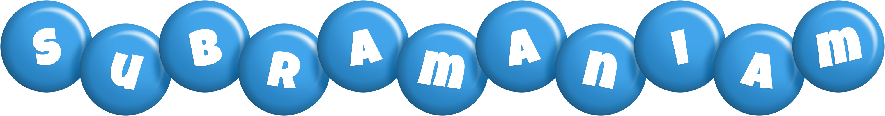 Subramaniam candy-blue logo