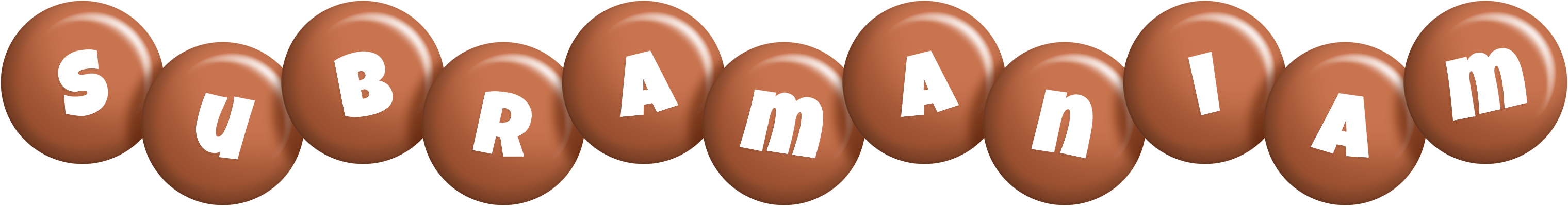 Subramaniam candy-brown logo