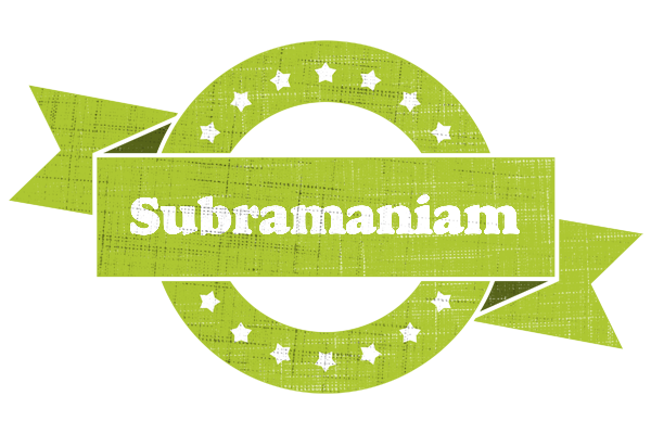 Subramaniam change logo