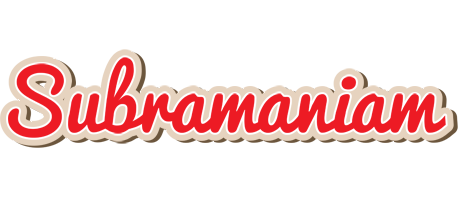 Subramaniam chocolate logo