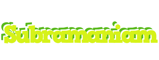 Subramaniam citrus logo