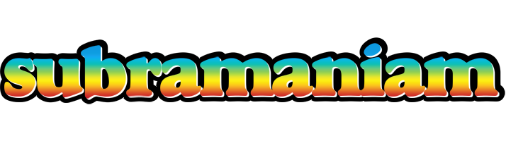 Subramaniam color logo
